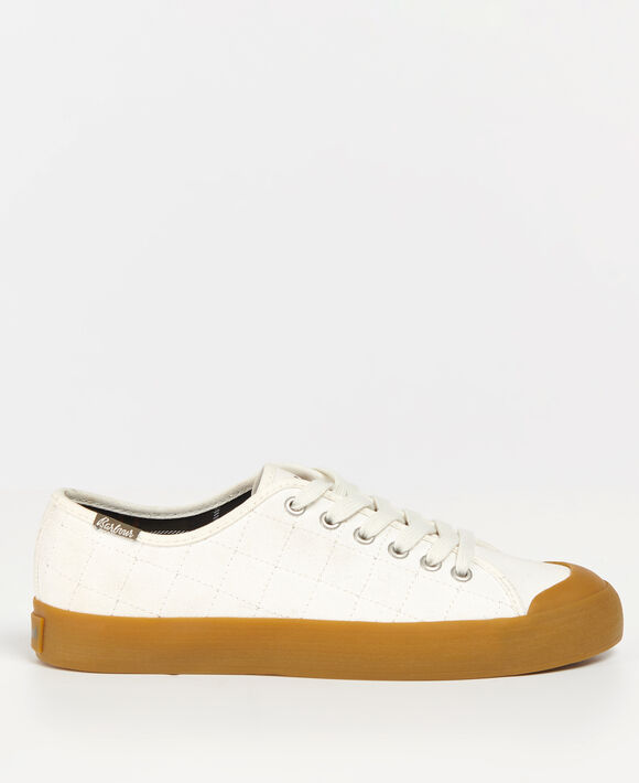 Barbour Portree Canvas Trainer: Ecru