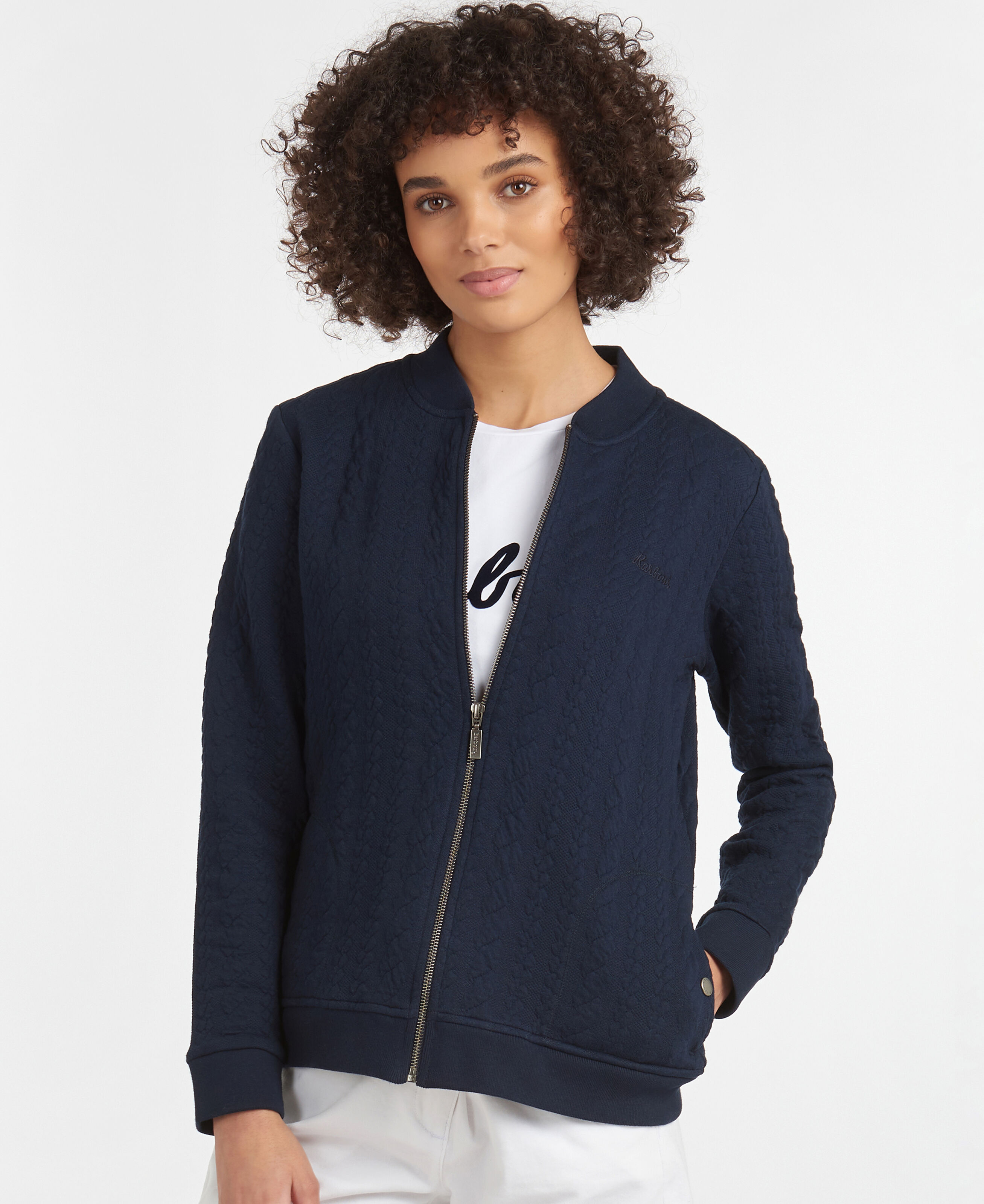 Barbour kelsey discount zip sweatshirt