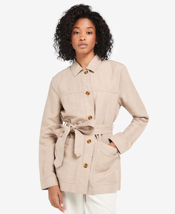 Barbour Greta Overshirt: Beechwood