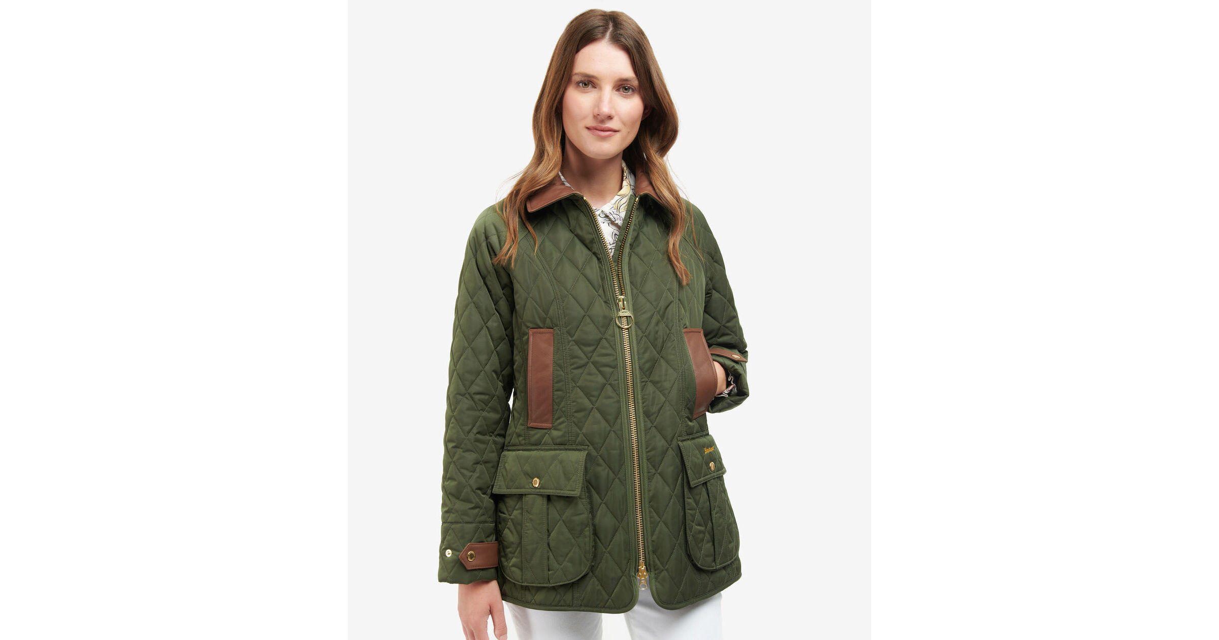 Barbour beadnell polarquilt deals jacket olive