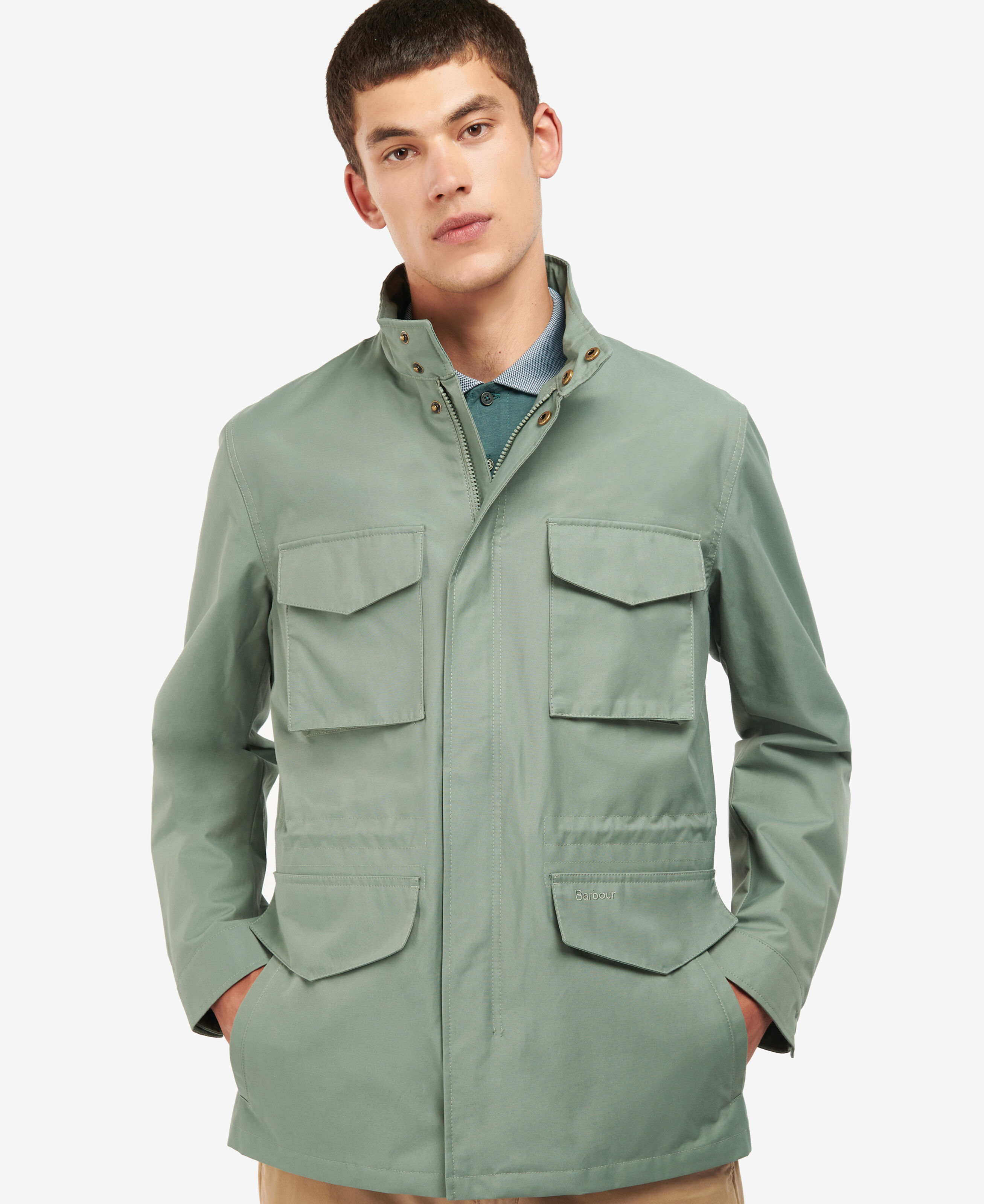 Barbour Howden Casual Jacket: Agave Green