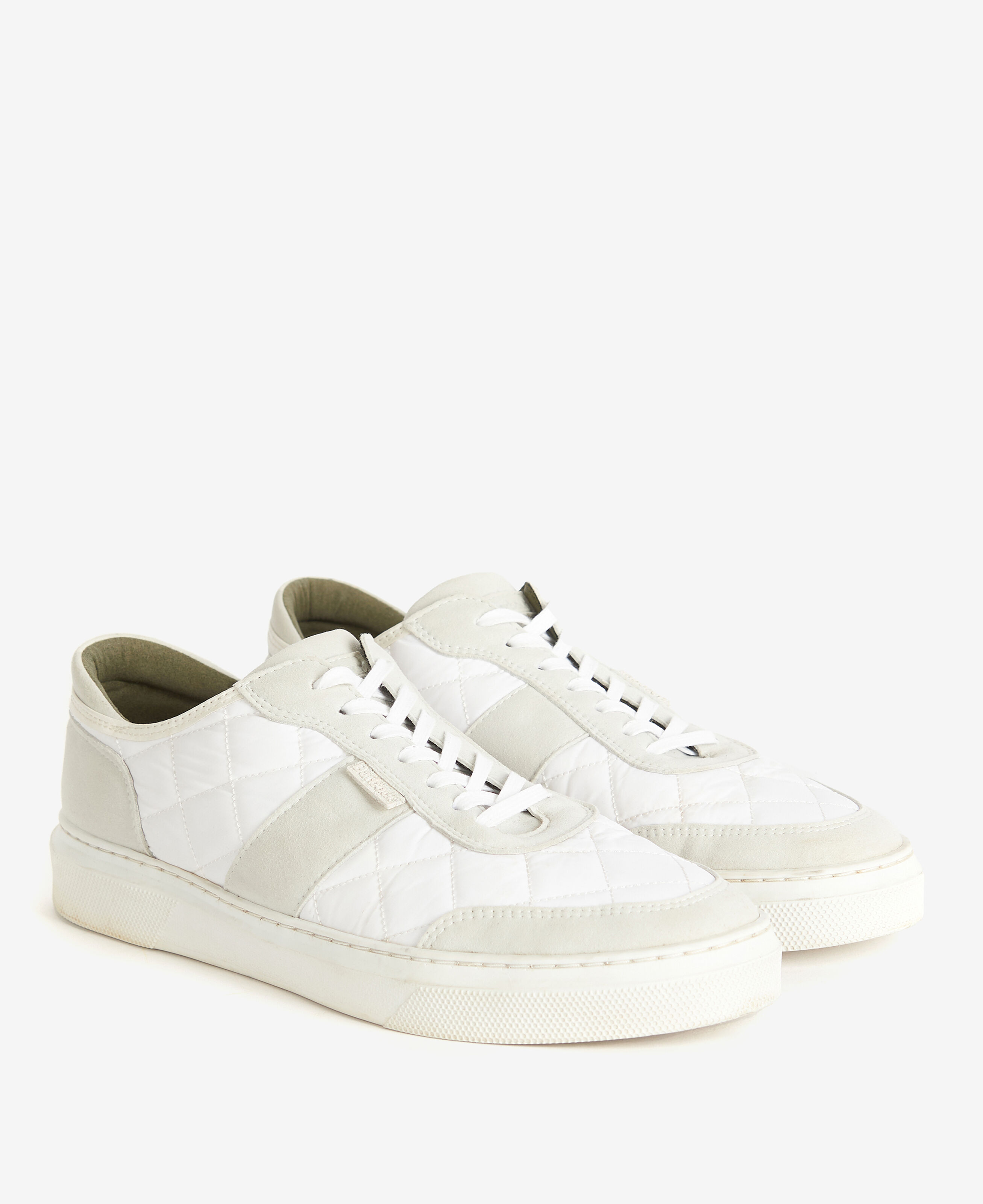 Barbour discount shoes white