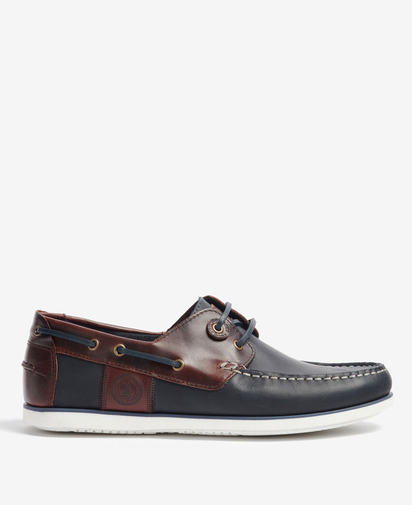 Barbour Wake Boat Shoe: Navy