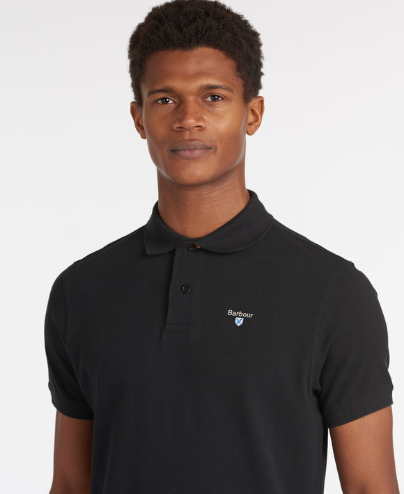 Barbour Sports Polo: Black
