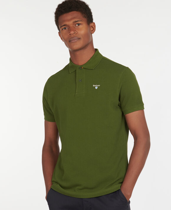 Barbour Sports Polo: Rifle Green