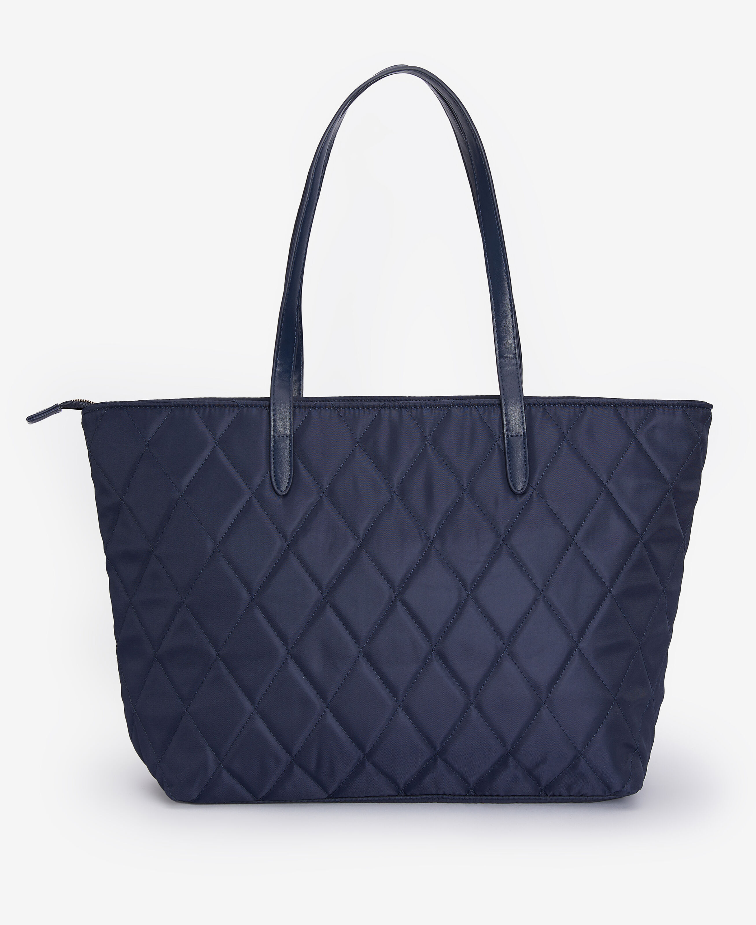 Barbour Quilted Tote Bag: Navy