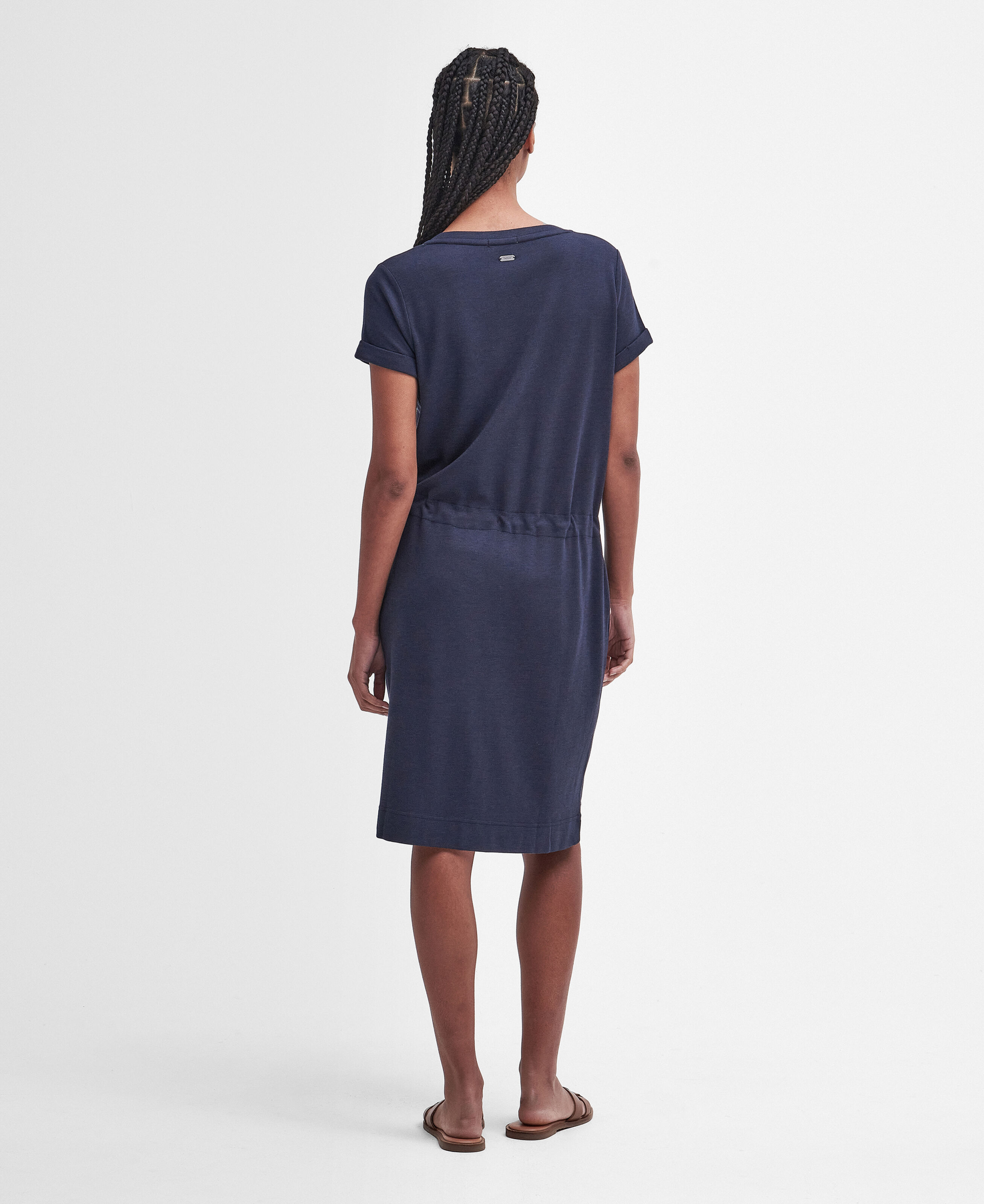 ワンピース BARBOUR Woman Dress Navy LDR0416 NY12 Women's Barbour | Sailboat Cotton Dress | Navy and White
