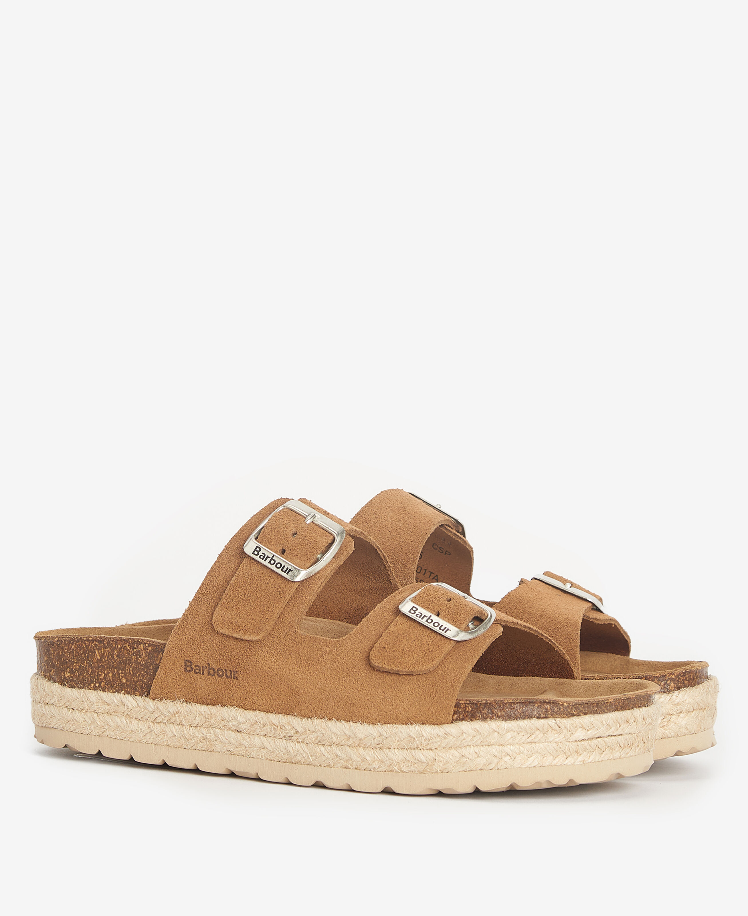 Barbour Sandgate Sandals Tan Suede