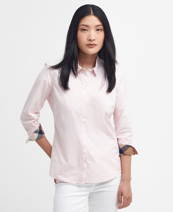 Barbour Derwent Shirt: Pink