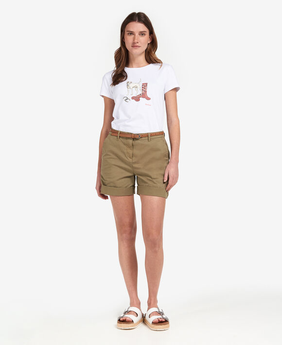 Barbour Chino Shorts: Khaki Khaki