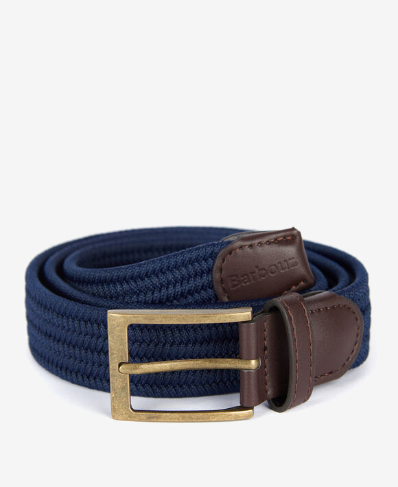 Barbour Nevis Webbed Belt: Navy
