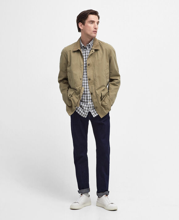 Barbour Ashby Casual Jacket: Bleached Olive