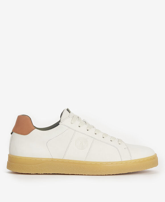 Barbour Reflect Trainers: Off White
