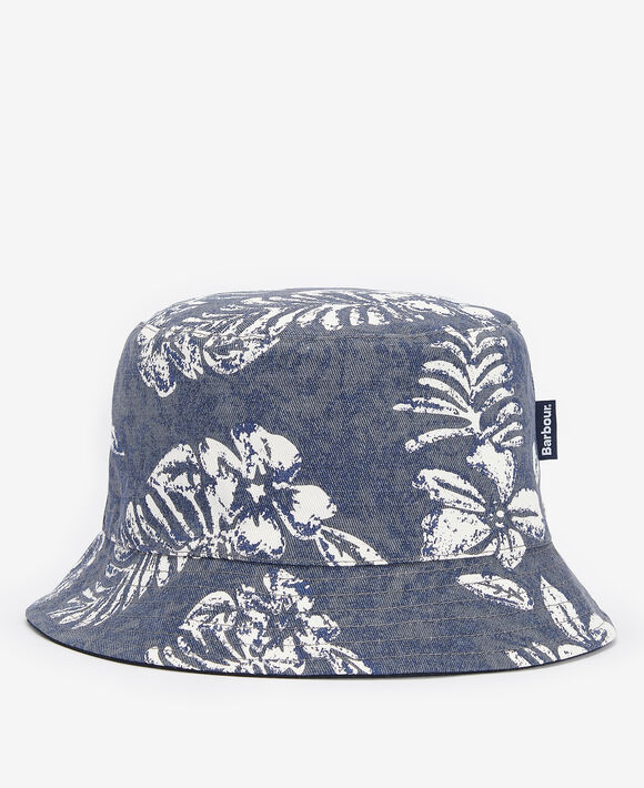 Barbour Cornwall Reversible Bucket Hat: Navy
