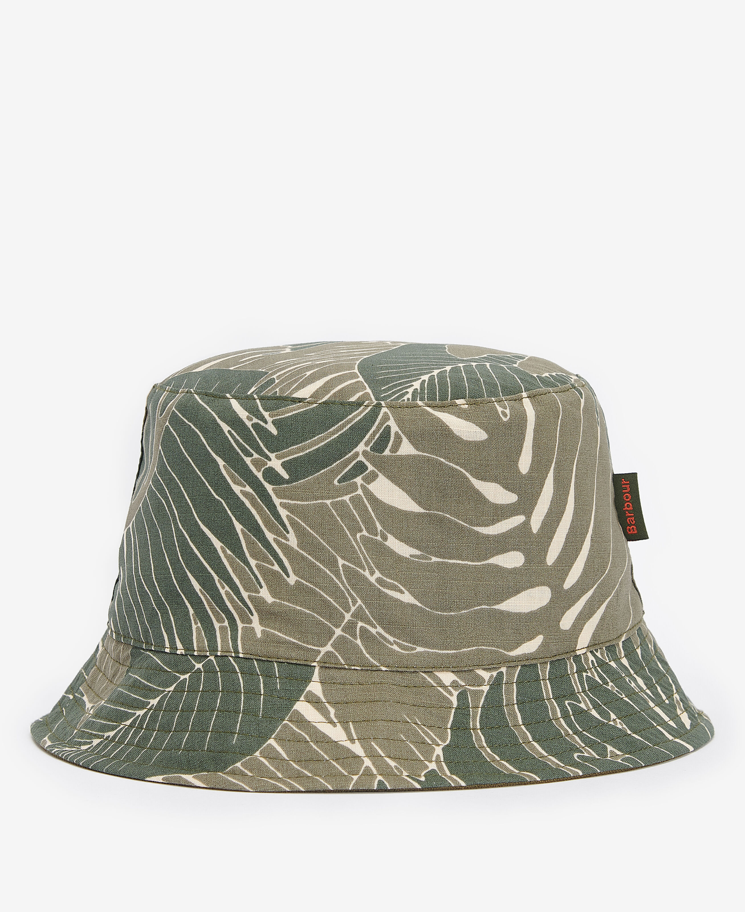 Barbour Cornwall Reversible Bucket Hat: Olive
