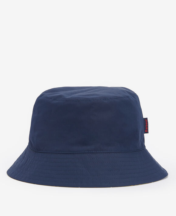 Barbour Hutton Reversible Bucket Hat: Navy