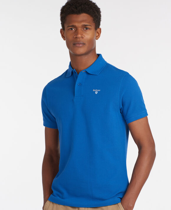 Barbour Sports Polo: Sport Blue