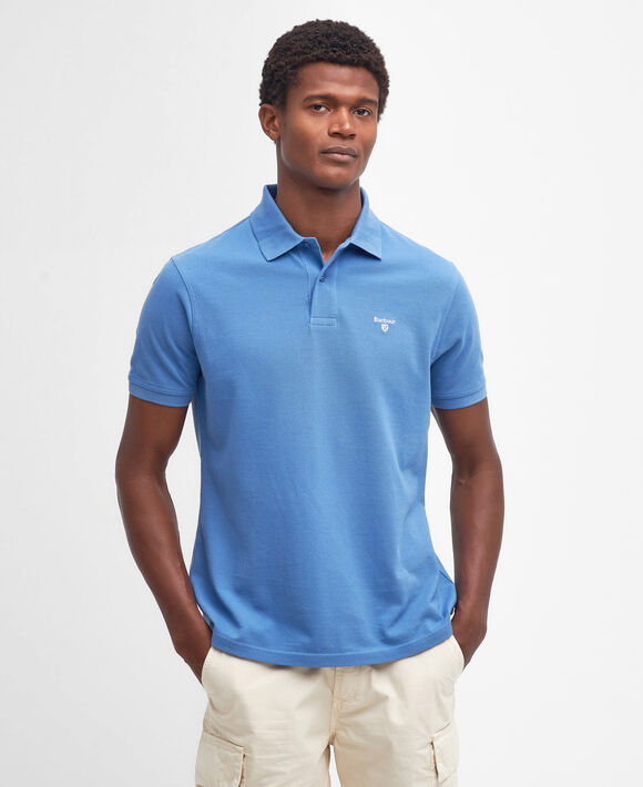 Barbour Sports Polo: Federal Blue