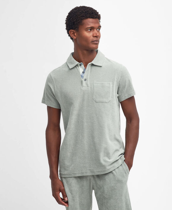 Barbour Cowes Polo Shirt: Forest Fog