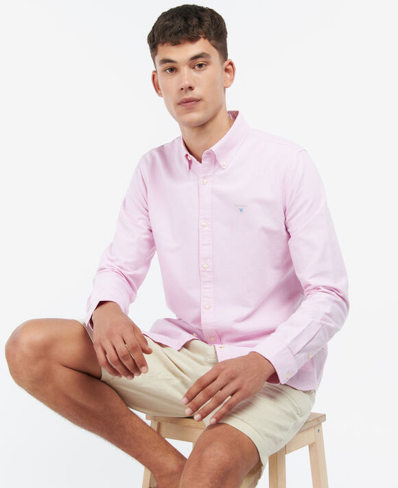 Barbour Oxtown Tailored Shirt: Pink