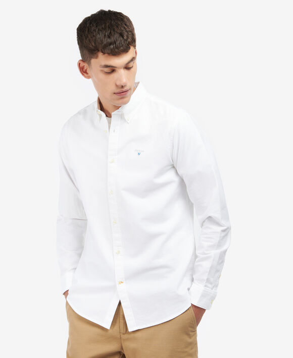 Barbour Oxtown Tailored Shirt: White
