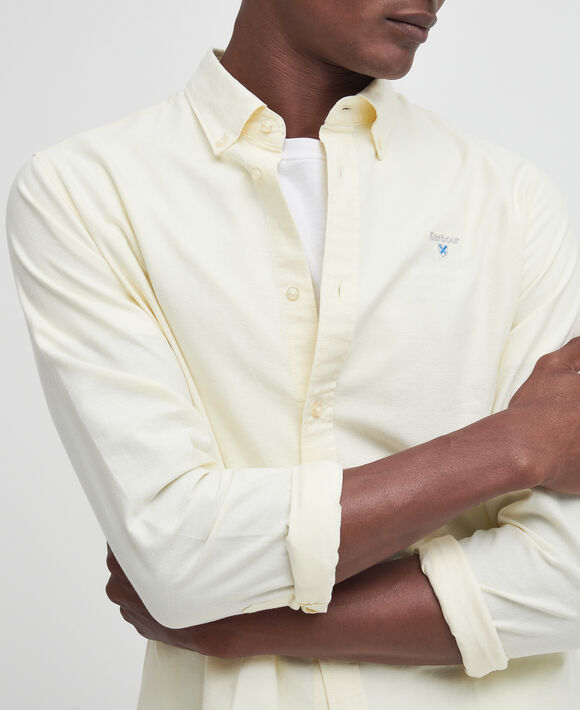 Barbour Oxtown Tailored Shirt: Lemon
