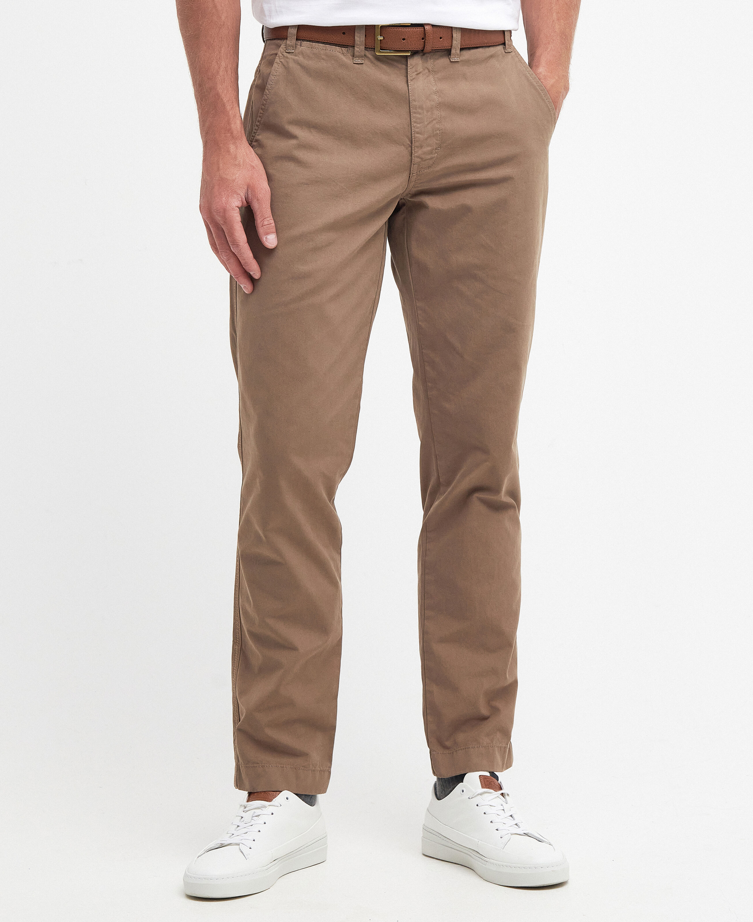 Barbour Glendale Chinos Military Brown