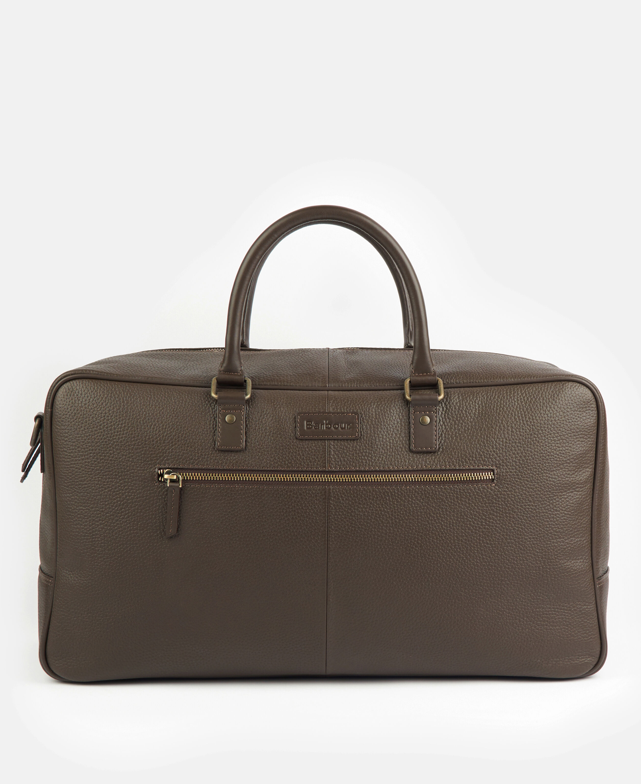 Barbour leather holdall bag online