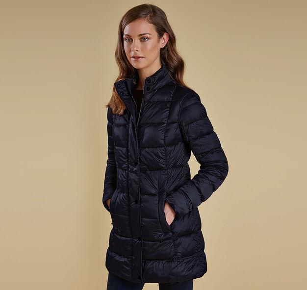 NEW! Barbour Clyde Long Quilted Jacket