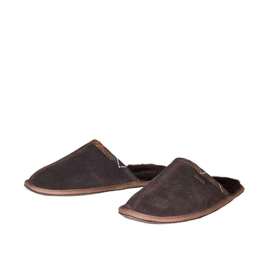 Barbour Leigh Slippers Brown Pair