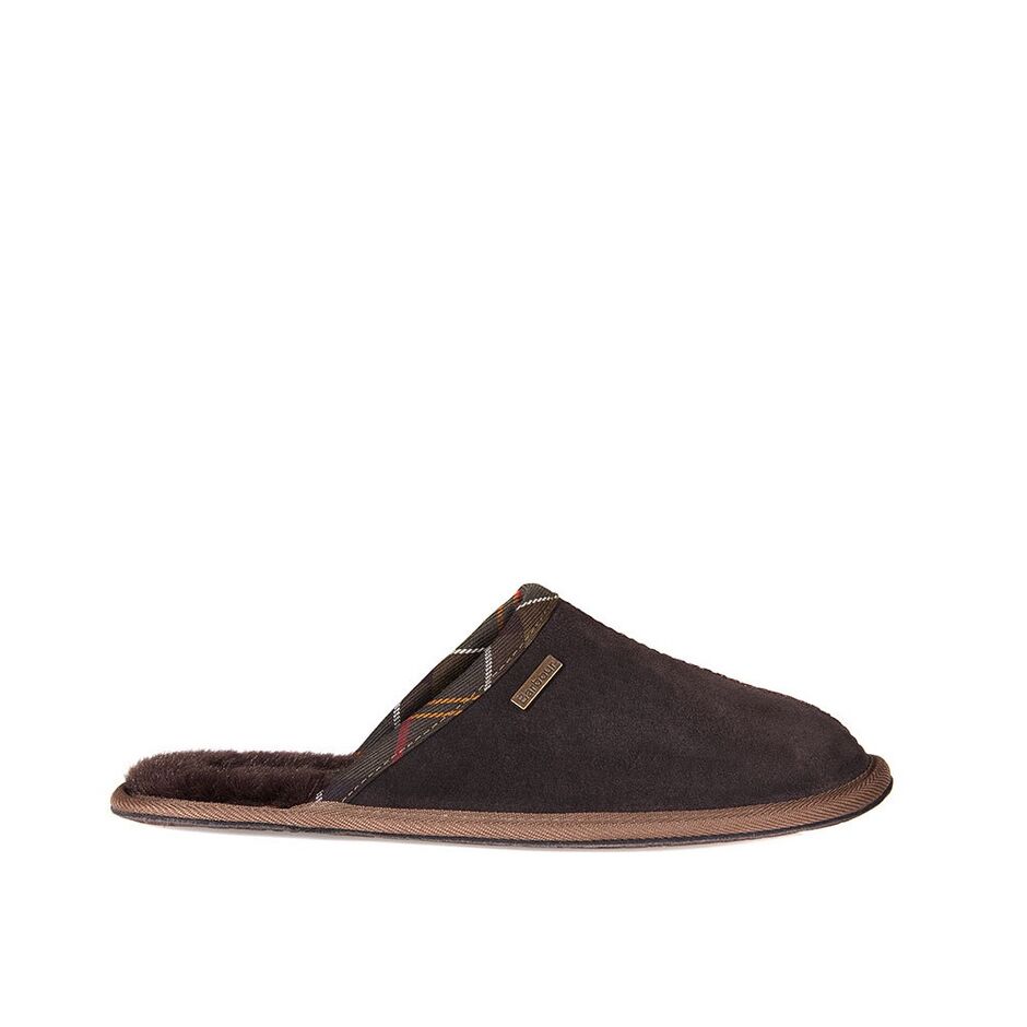 Barbour Leigh Slippers Brown Side 