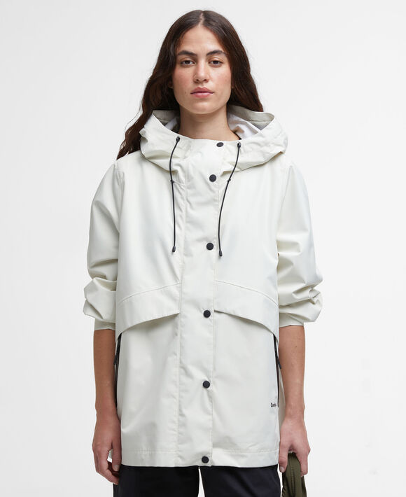Barbour Naomi Waterproof Jacket: Salt