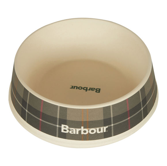 Barbour Dog Bowl: Classic Tartan