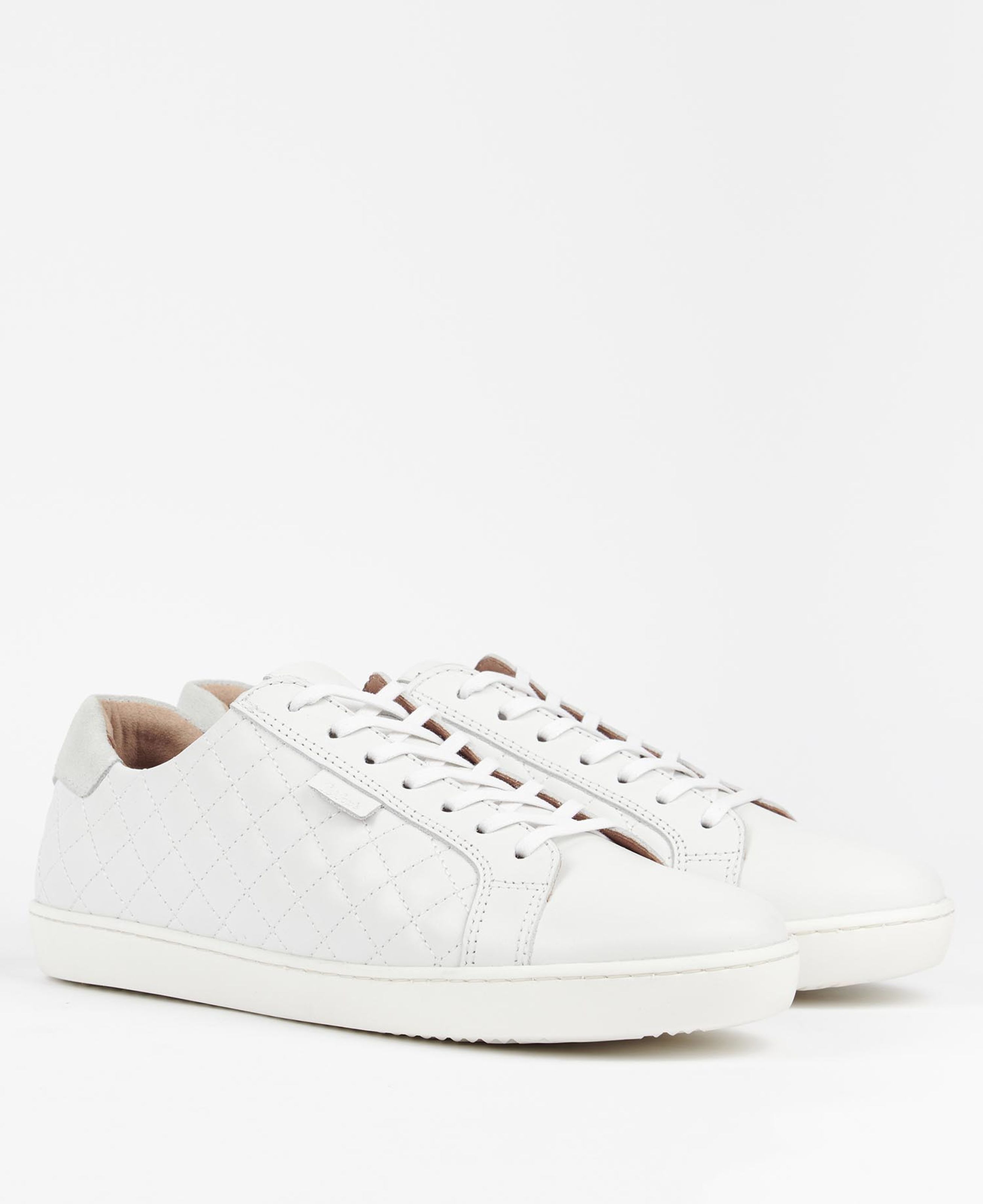 barbour white trainers