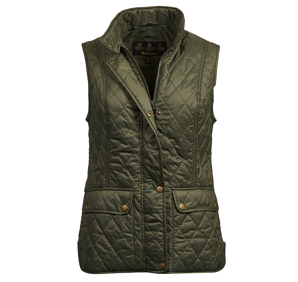 barbour otterburn gilet olive