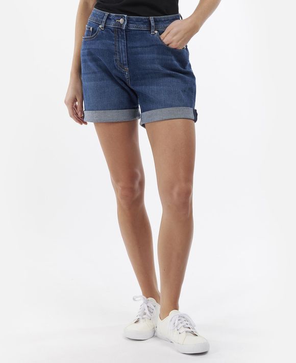 Barbour Maddison Denim Shorts: Authentic Wash