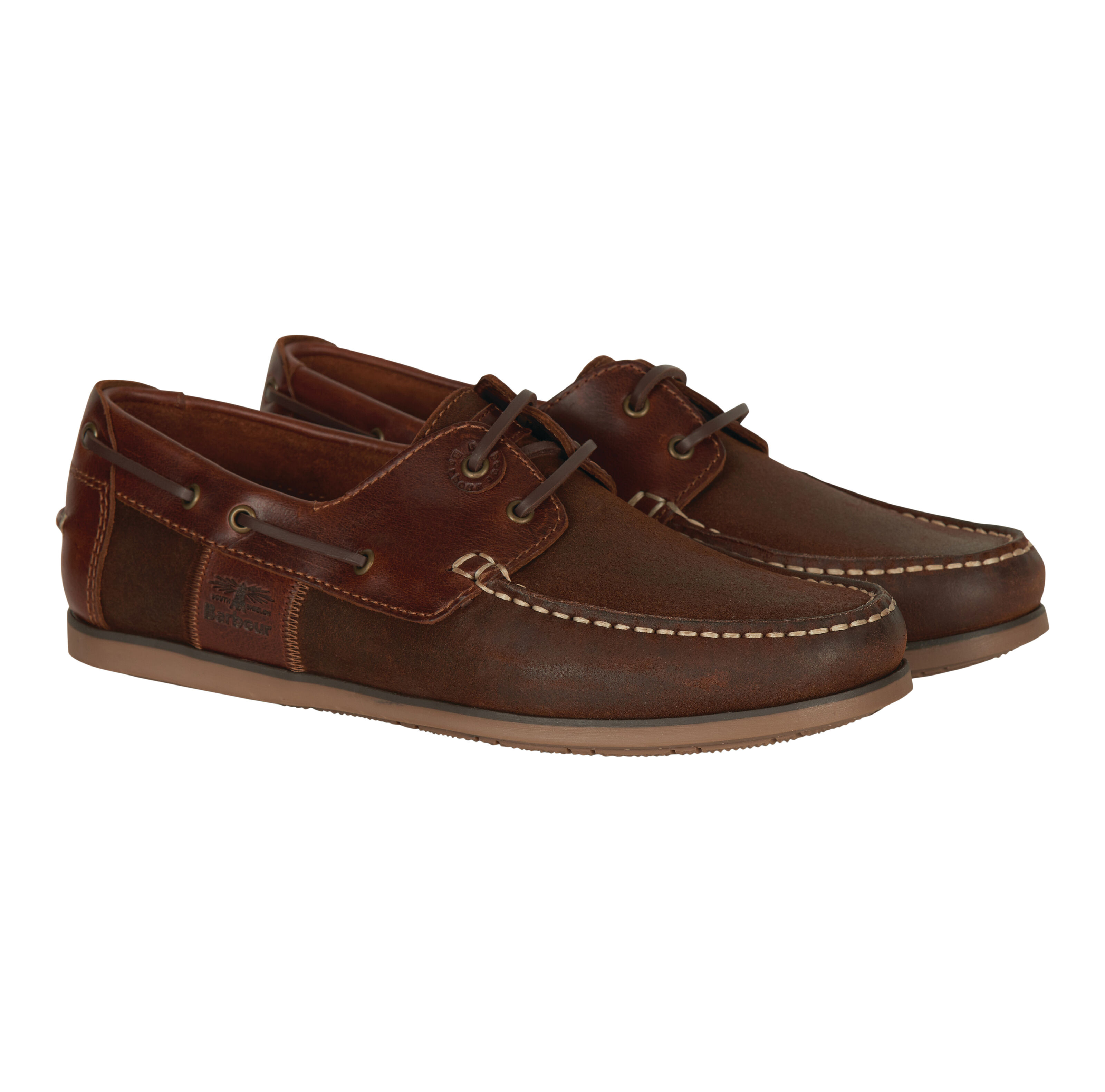 Barbour capstan boat shoes brown online