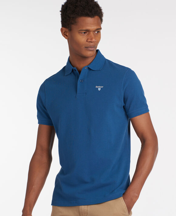 Barbour Sports Polo: Deep Blue