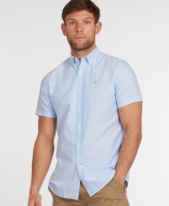 Barbour Oxford 3 Tailored Men's Shirt: Sky