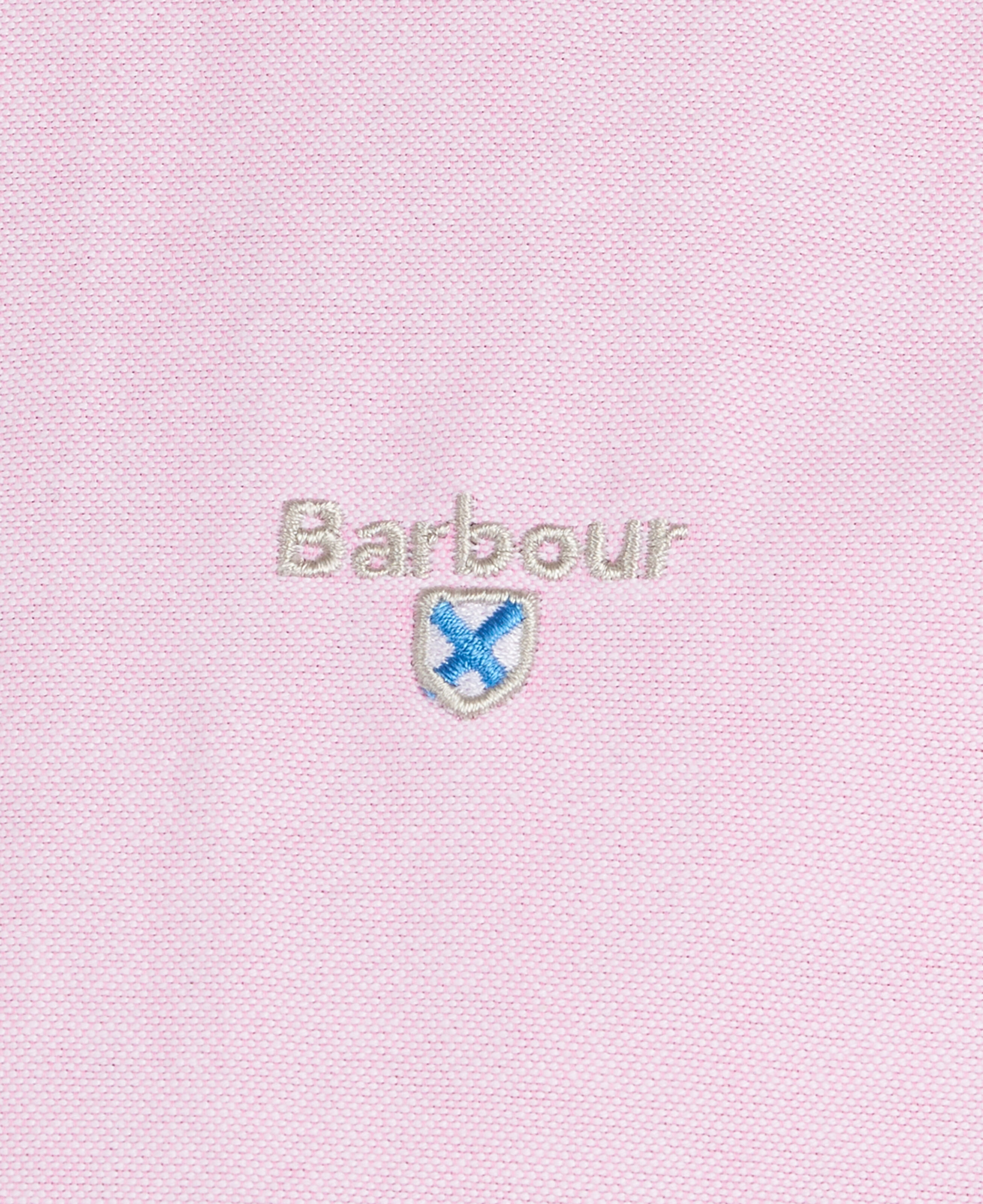 Barbour Oxford Tailored Men's Shirt: Pink