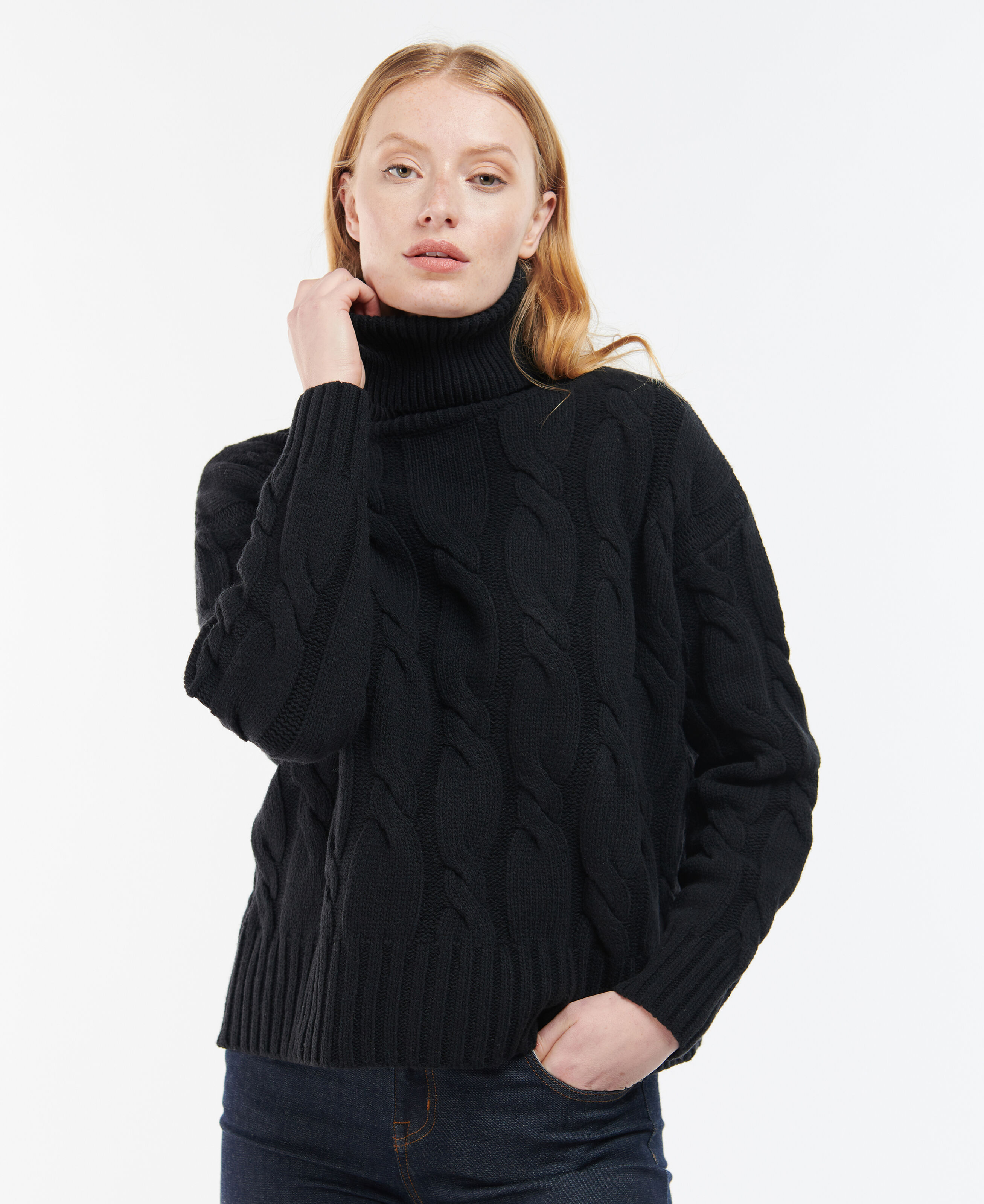Barbour Pendula Knit Sweatshirt: Black