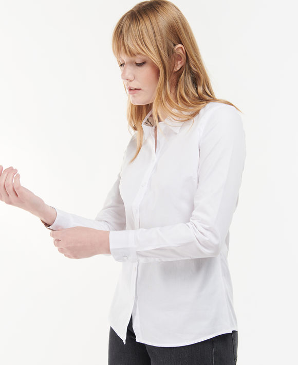 Barbour Darwent Shirt: White