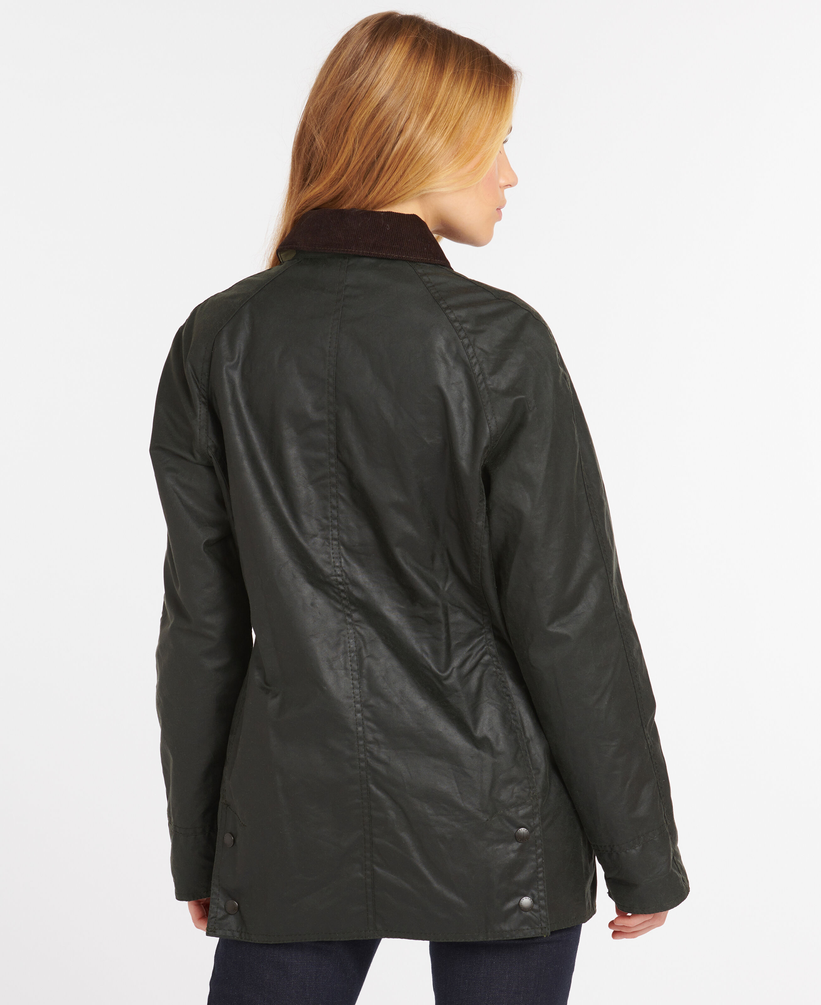 barbour longline wax jacket