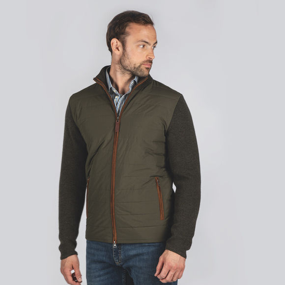 Schoffel Hybrid Aerobloc Jacket: Loden Green