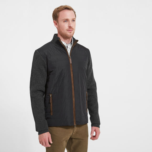 Schoffel Hybrid Aerobloc Jacket: Charcoal