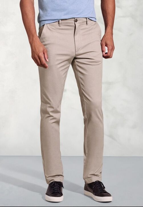 Brook Taverner Brosnan Textured Trouser: Sand