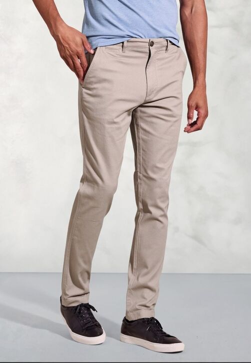 Brook Taverner Textured Trouser: Sand