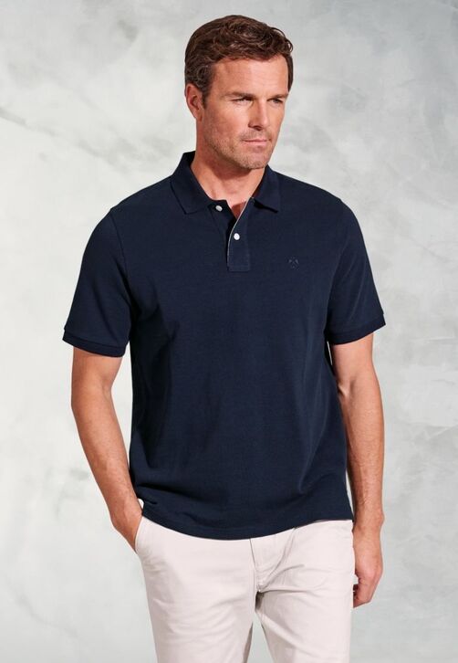 Brook Taverner Firth Polo Shirt: Navy