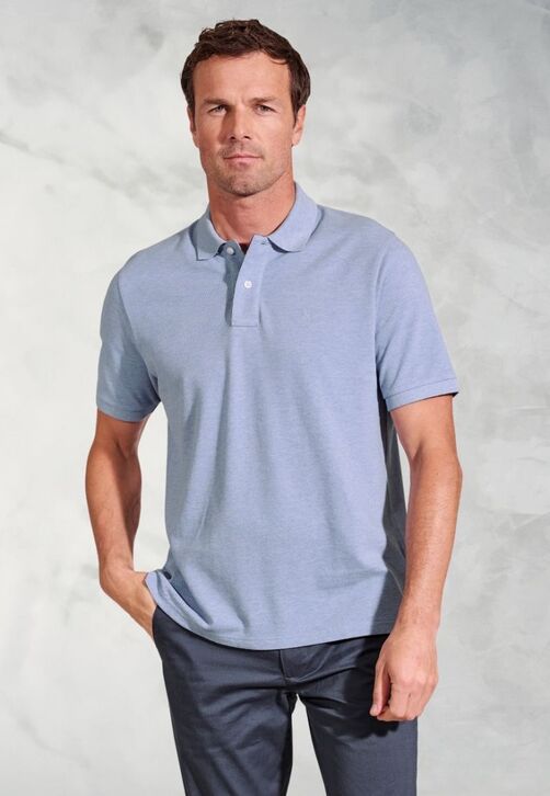 Brook Taverner Firth Polo Shirt: Sky