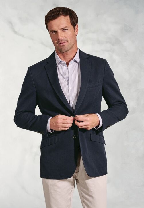 Brook Taverner Hemsworth Regular Jacket: Navy